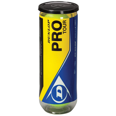 Dunlop ProTour tennis balls - 3 ball tube